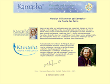 Tablet Screenshot of kamasha.de